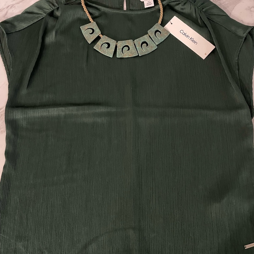 Calvin Klein Green Blouse